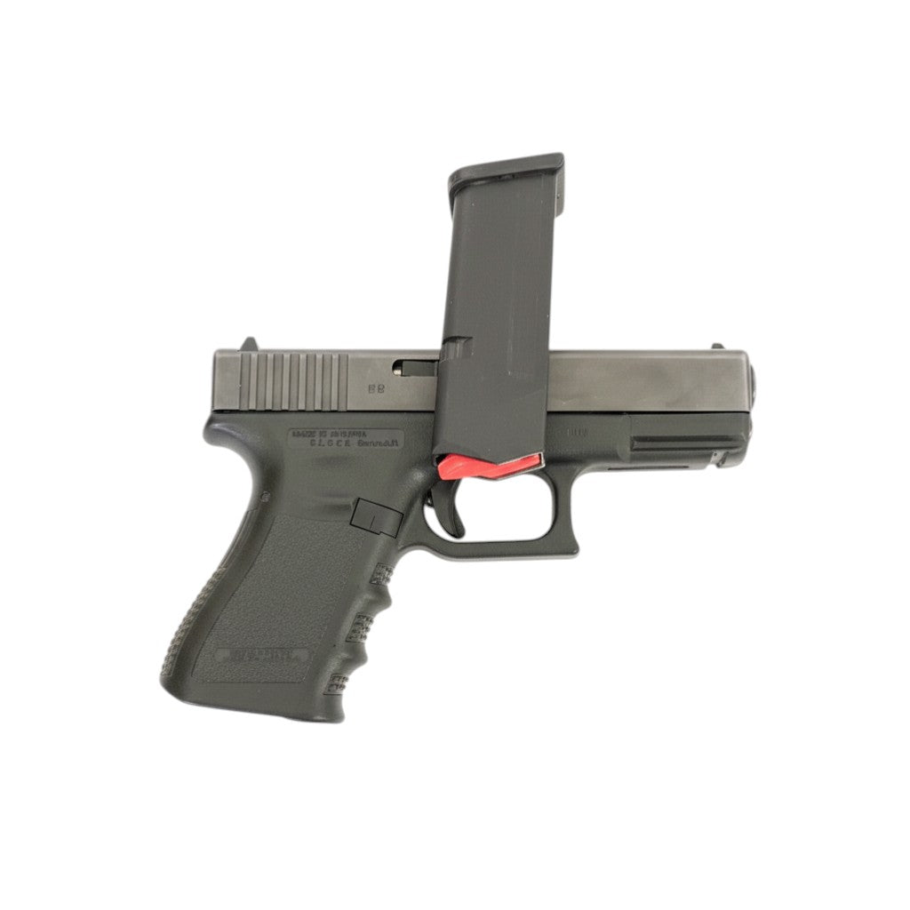 Kombat Line black 9mm Parabellum pistol magazine loader for tactical training and dry fire practice.
