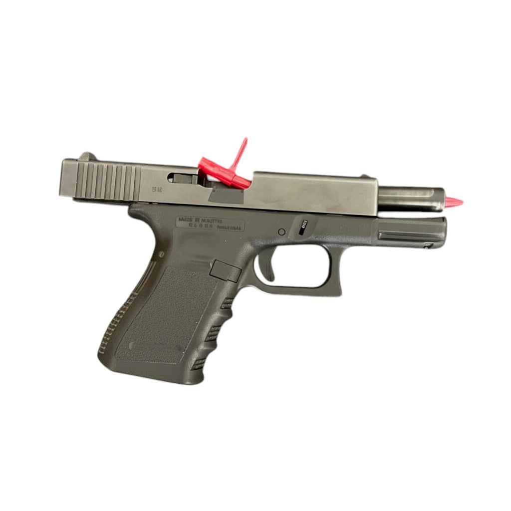 Kombat Line flexible safety rod for dry fire training in a black handgun